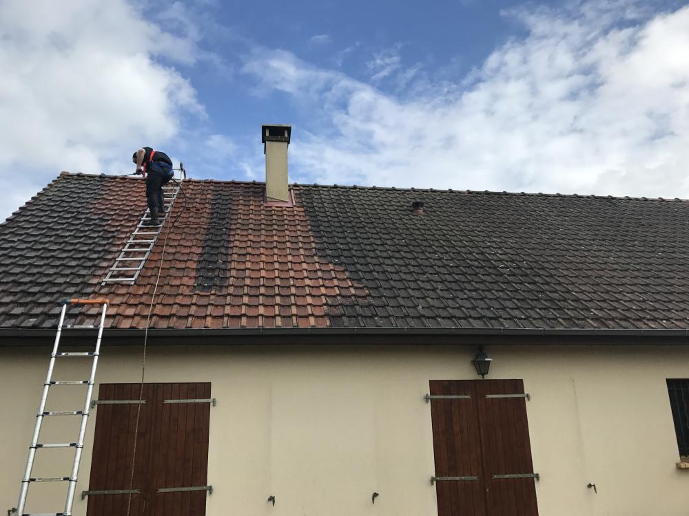 Démoussage toiture Seine-et-Marne essentiel